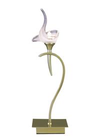 Viena Polished Brass Table Lamps Mantra Armed Table Lamps